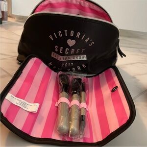 Victoria’s Secret make up brush set and cosmetic bag